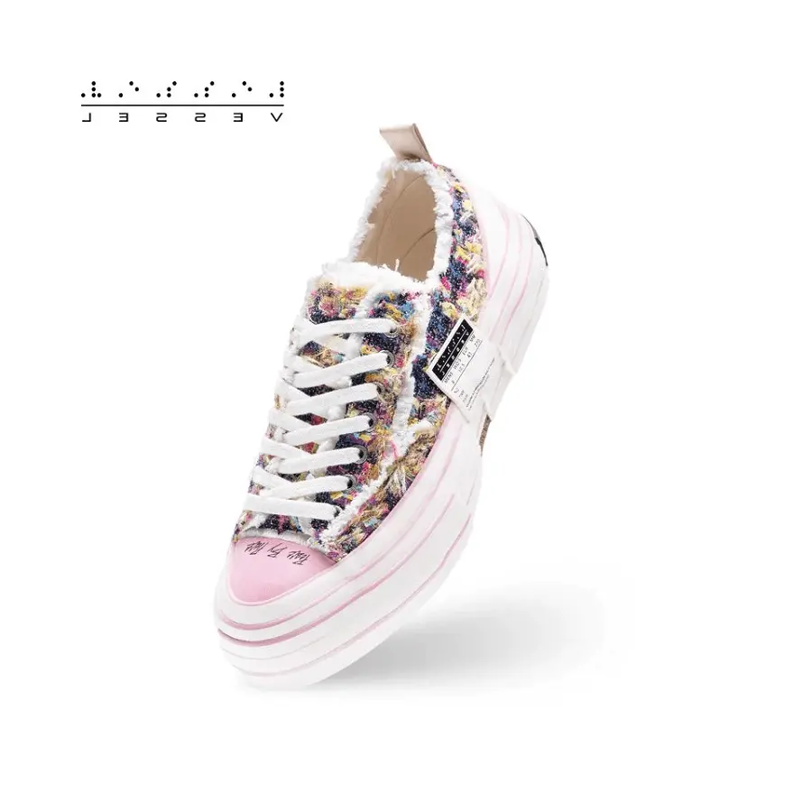 Giày xVESSEL G.O.P Lows 'Crazy Colour Tweed' - Ảnh 3