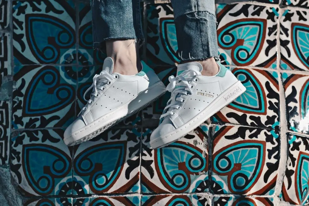 Giày Adidas Stan Smith Originals 'Aqua's Men' BZ0461 - Ảnh 4