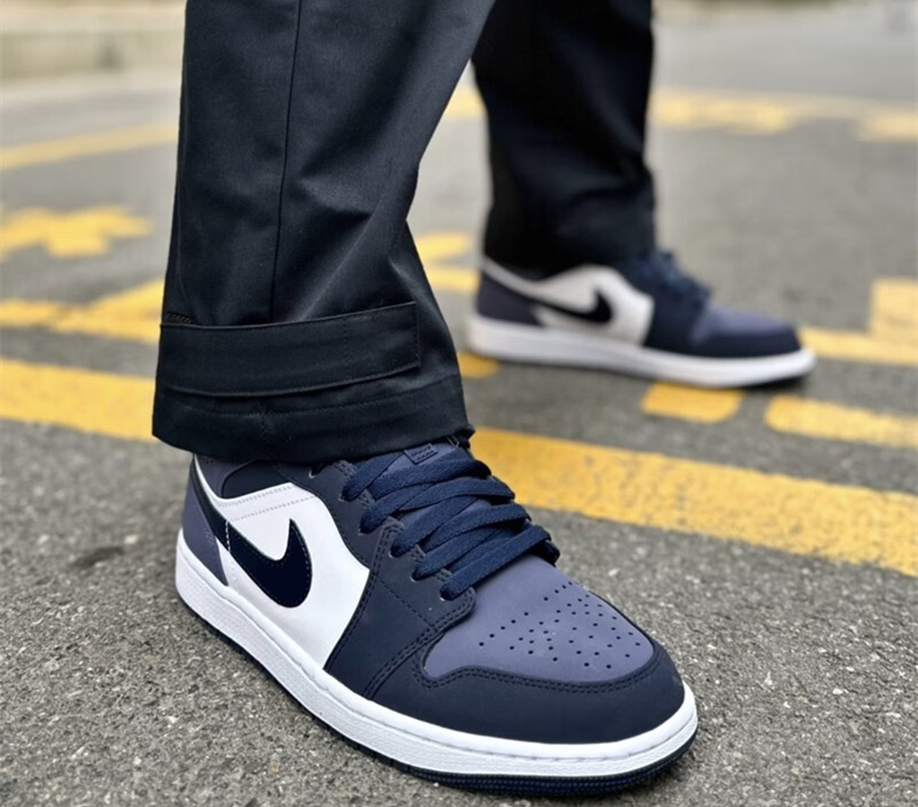 Giày Nike Air Jordan 1 Mid 'Sanded Purple' 554724-445 - Ảnh 5