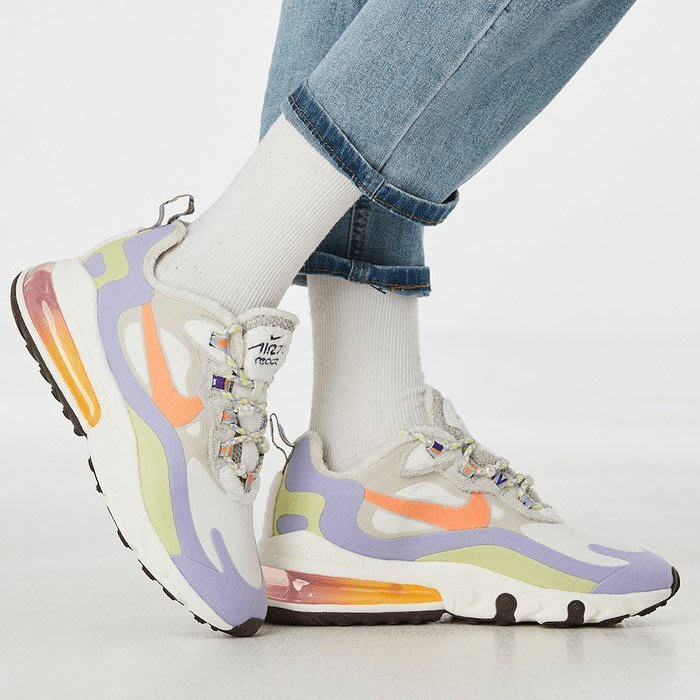 Giày Nike Air Max 270 React 'Sail Orange Frost' DC3276-101 - Ảnh 3