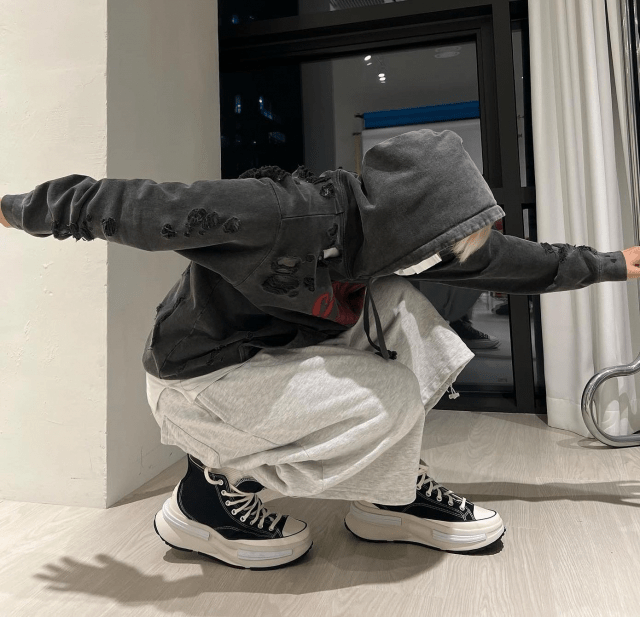 Giày Converse Run Star Legacy CX 'Black' A00869C - Ảnh 7