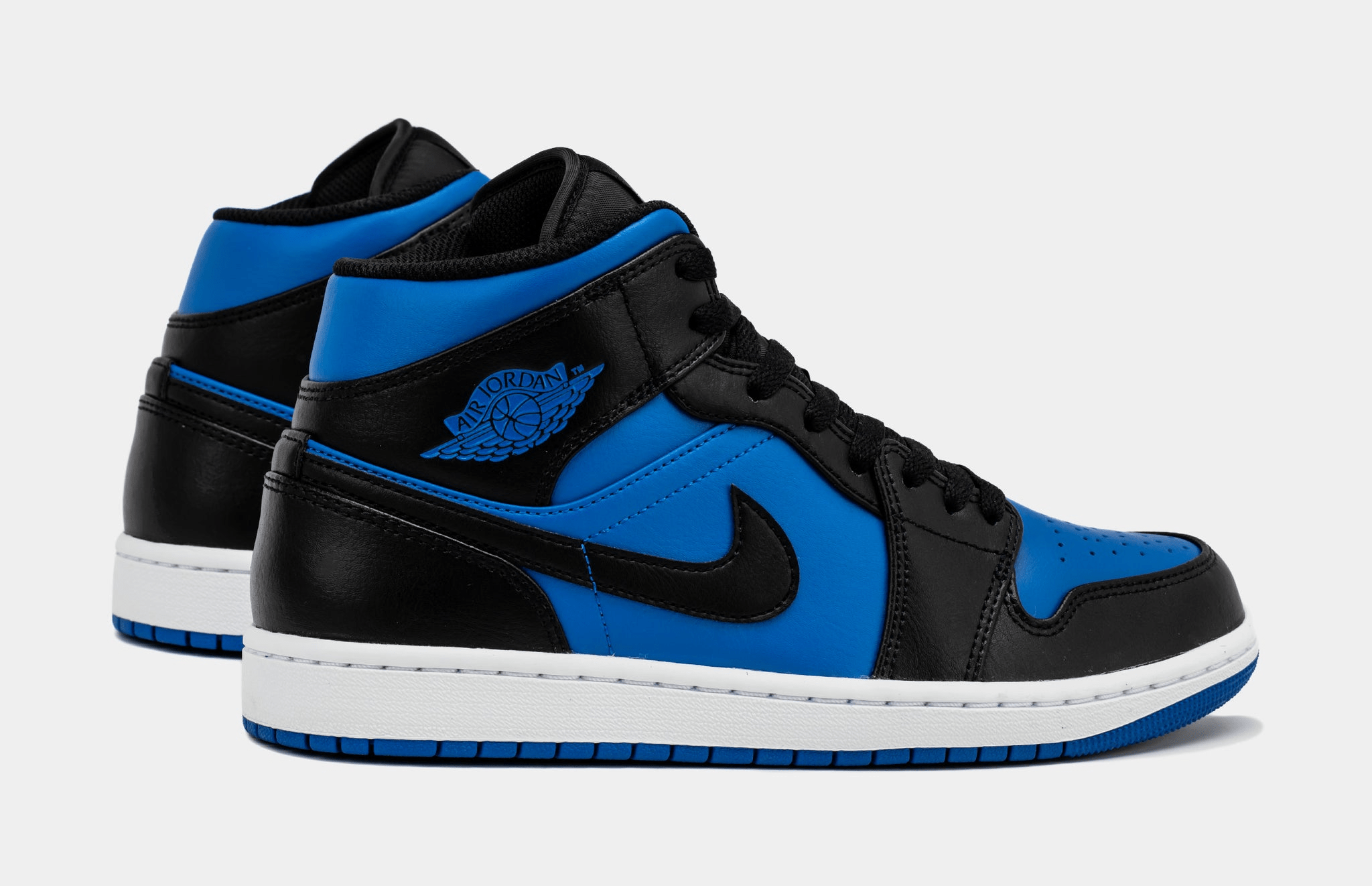 Giày Nike Air Jordan 1 Mid 'Black Royal Metallic' DQ8426-042 - Ảnh 3