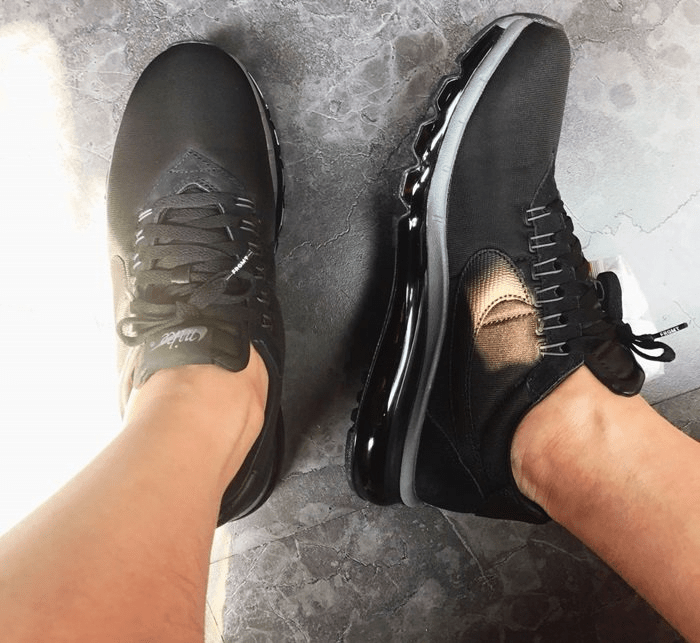 Giày Nike Fragment Design x Air Max LD-Zero 'Triple Black' 885893-001 - Ảnh 5