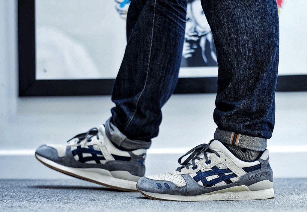 Giày Asics J.Crew x Gel Lyte 3 Tin Roof H64KK 0639 - Ảnh 4