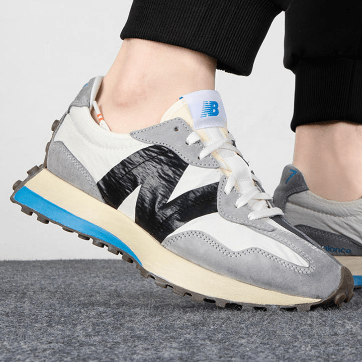 Giày New Balance 327 'White Grey Split' MS327RG - Ảnh 2