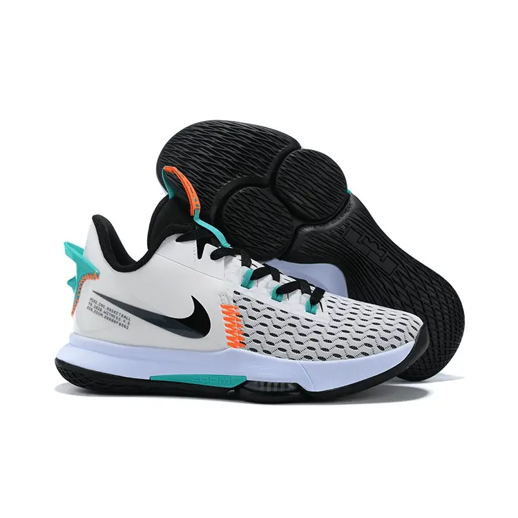 Giày Nike LeBron Witness 5 'Pure Platinum Light Dew' CQ9380-006 - Ảnh 5
