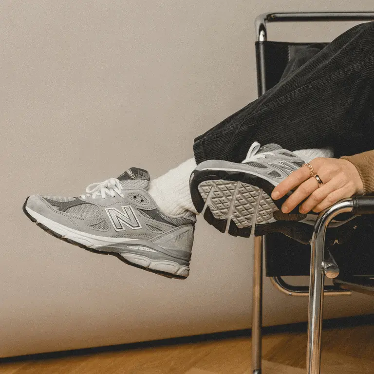Alternative view of Giày New Balance 990v3 Made in USA 'Grey' M990GY3