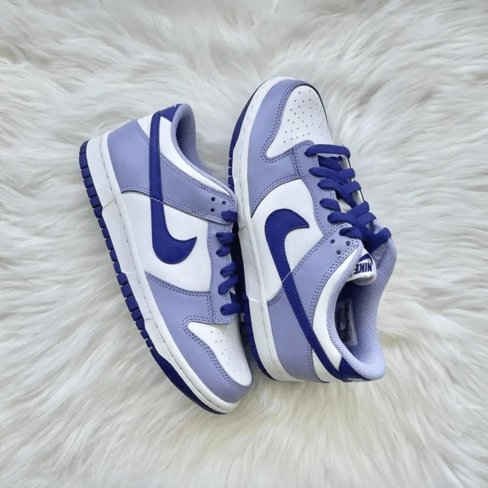 Alternative view of Giày Nike Dunk Low Blueberry (GS) 'Light Thistle' DZ4456-100