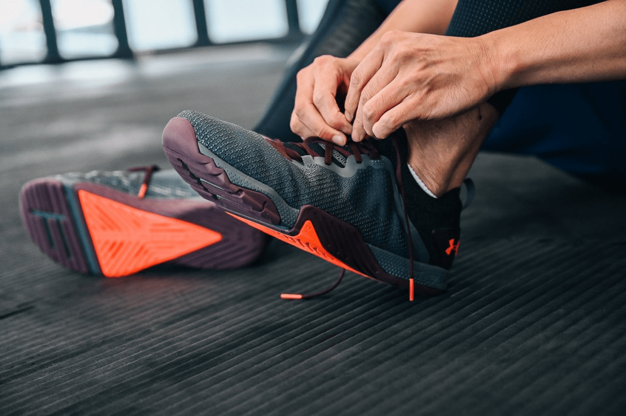 Giày Under Armour TriBase Reign 3 'Pitch Grey Venom Red' 3023698-101 - Ảnh 3