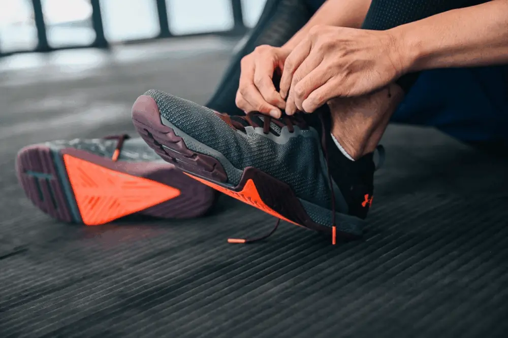 Giày Under Armour TriBase Reign 3 'Pitch Grey Venom Red' 3023698-101 - Ảnh 3