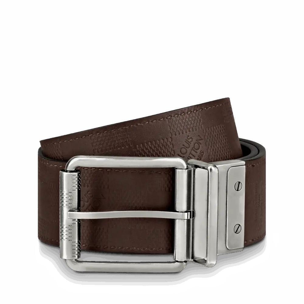 Alternative view of Thắt Lưng Louis Vuitton Print 40MM Reversible 'Damier' M9150T