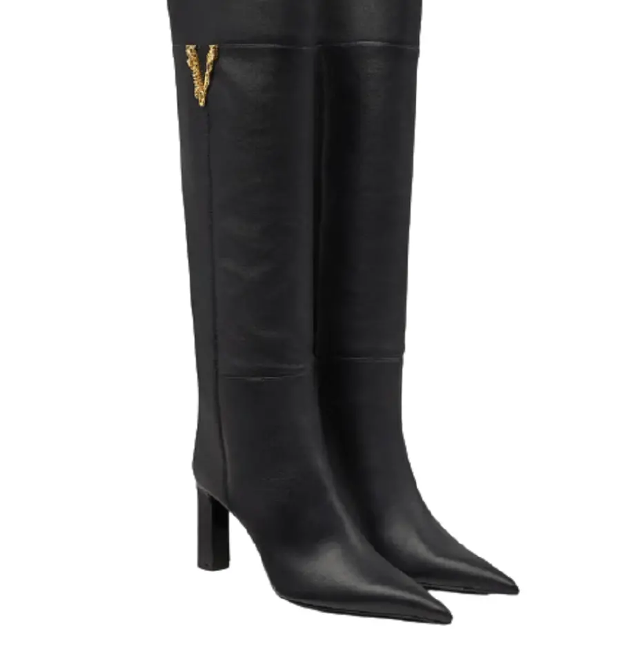 Giày Versace Virtus Boots 1000838-1A00673-IB00V - Ảnh 4
