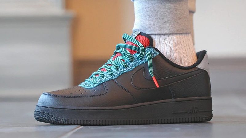 Giày Nike Air Force 1 LV8 4 GS 'Black Obsidian Mist' CN5715-001 - Ảnh 2
