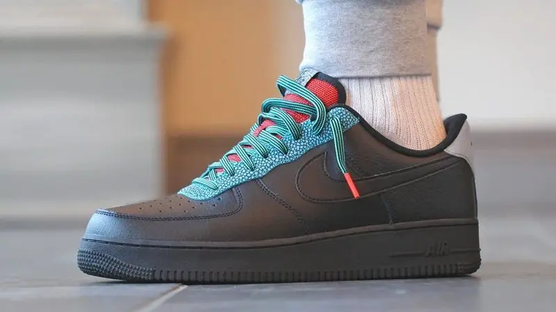 Alternative view of Giày Nike Air Force 1 LV8 4 GS 'Black Obsidian Mist' CN5715-001