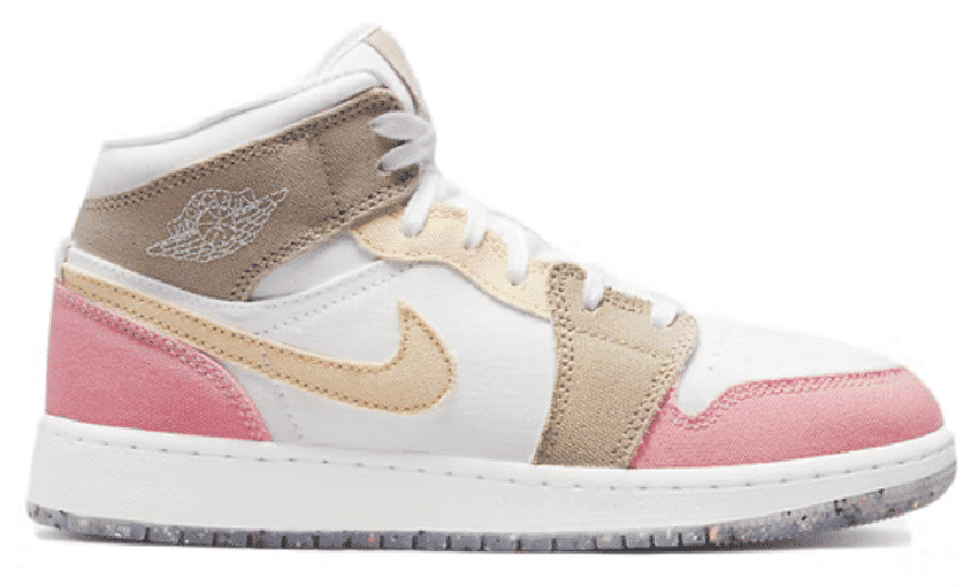Giày Nike Air Jordan 1 Mid GS 'Pastel Grind' DJ0338-100