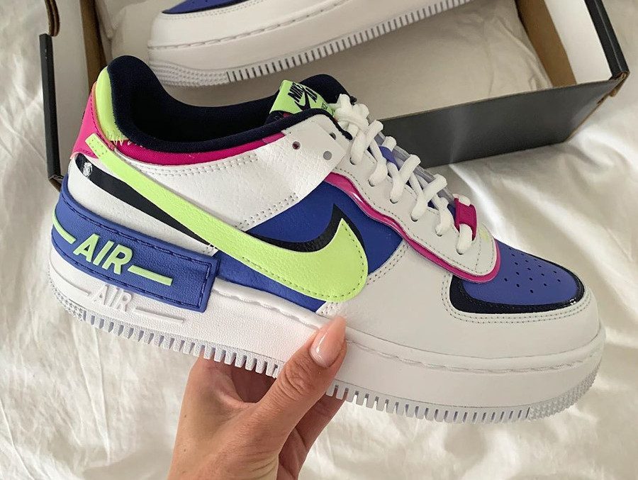 Giày Nike Air Force 1 Shadow 'Sapphire' CJ1641-100 - Ảnh 5