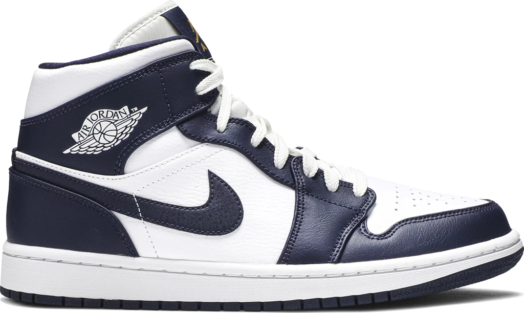 Giày Nike Air Jordan 1 Mid 'Obsidian' 554724-174