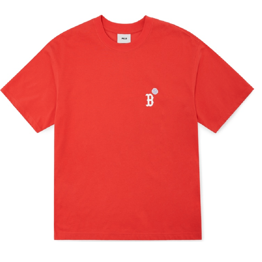 Áo MLB Smile Back Logo Overfit ‘Red’ 3ATSL6023-43RDL