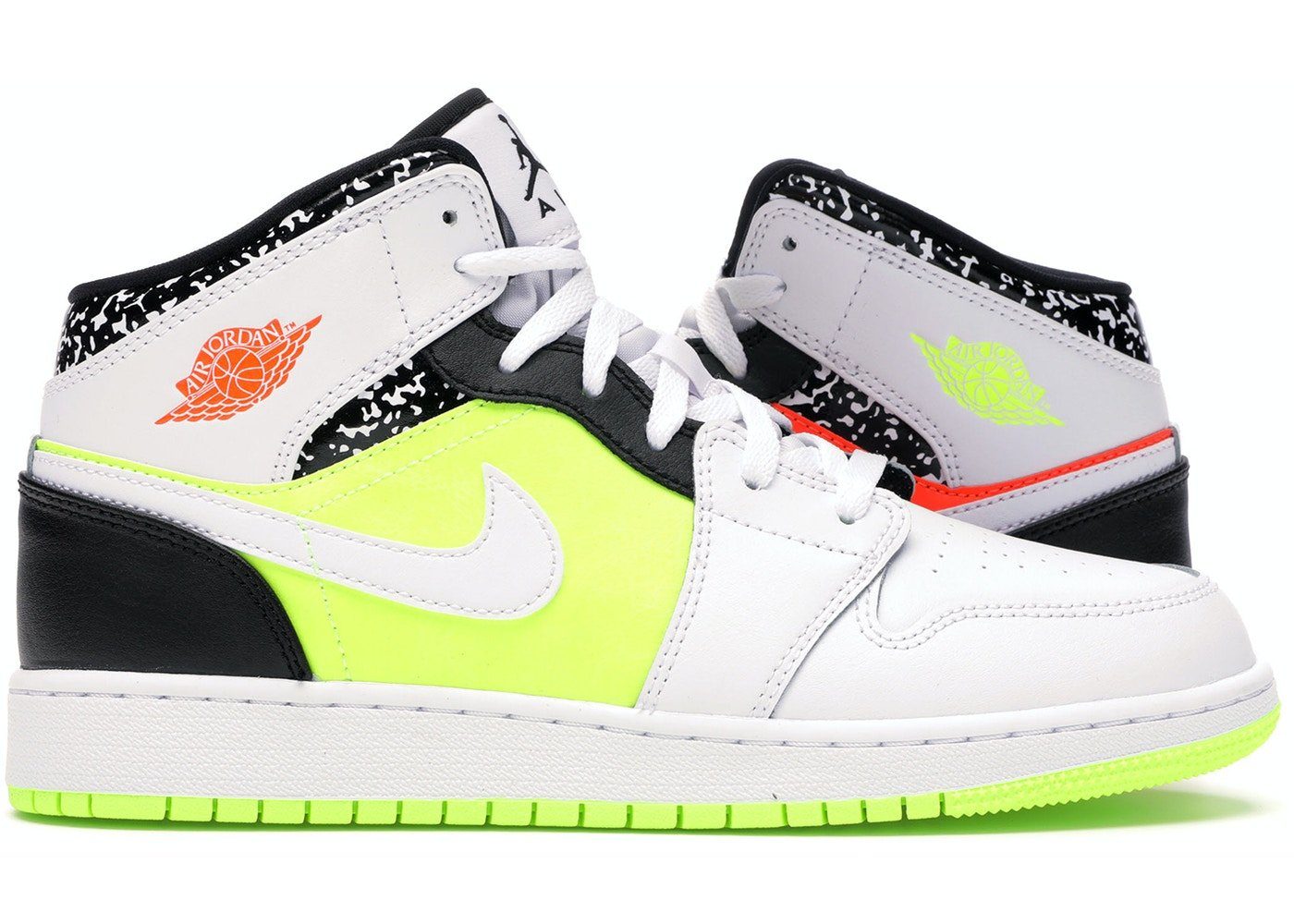 Giày Nike Air Jordan 1 Mid Composition Notebook 554725-870 - Ảnh 8