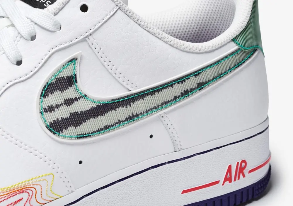 Giày Nike Air Force 1 'Music DeAaron Fox Brittney Griner' CW6015-100 - Ảnh 5