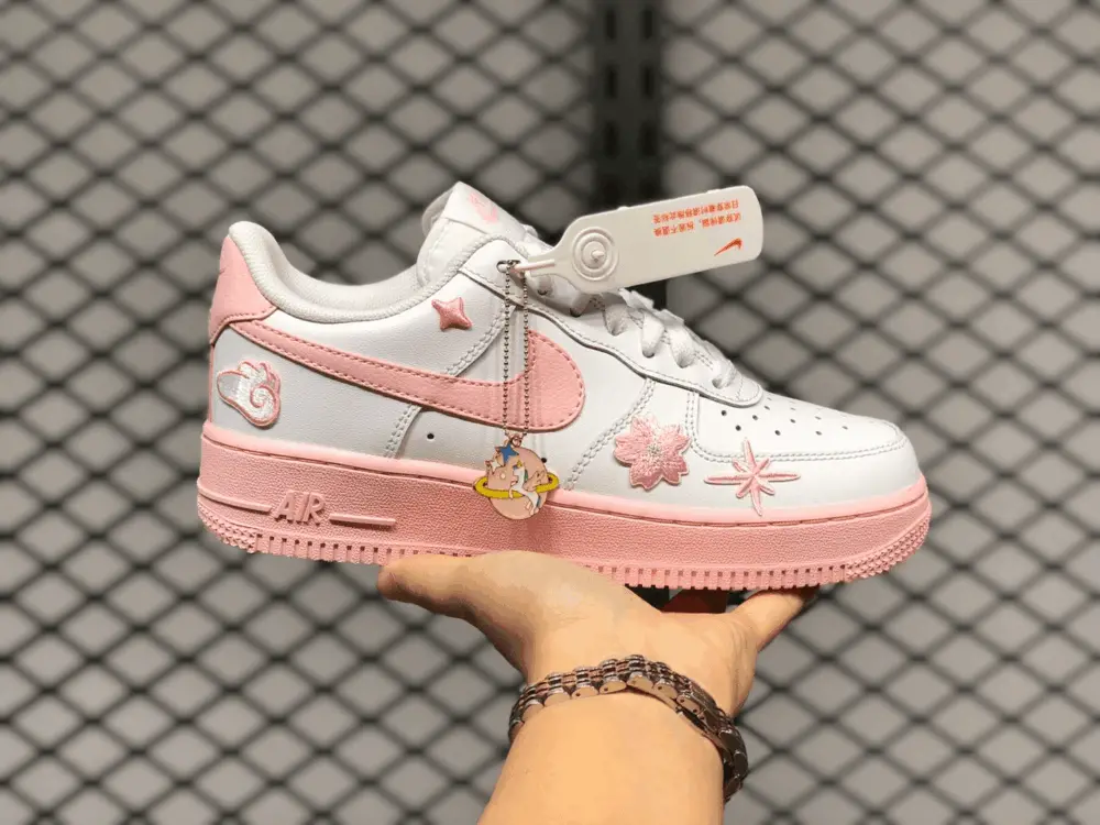 Giày Nike Air Force 1 GS 'White Pink Foam' CV7663-100 - Ảnh 3