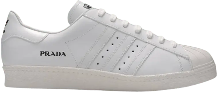 Giày Adidas Prada x Superstar 'Core White' & Bag Bundle FW6683