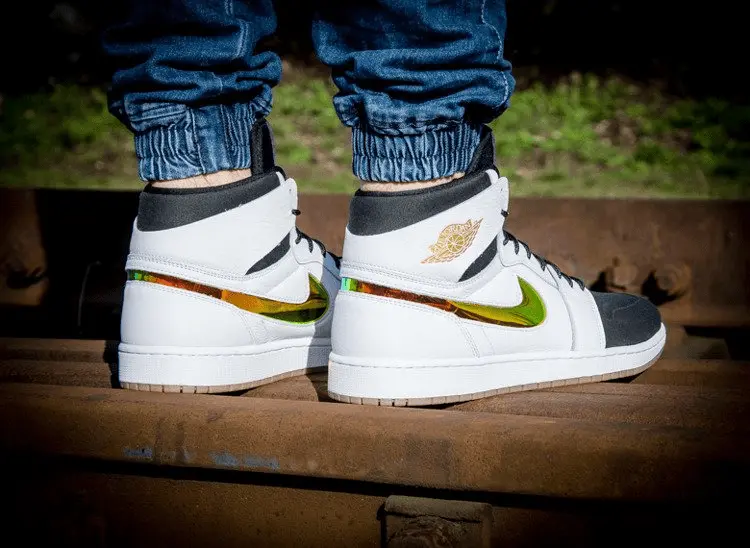 Giày Nike Air Jordan 1 High Nouveau 'Dunk From Above' 819176-104 - Ảnh 5