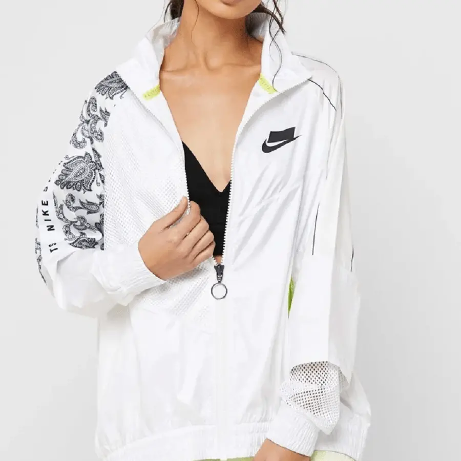 Alternative view of Quần áo Nike NSW Woven Track Jacket New Black White AR3025-100 AR2940-100