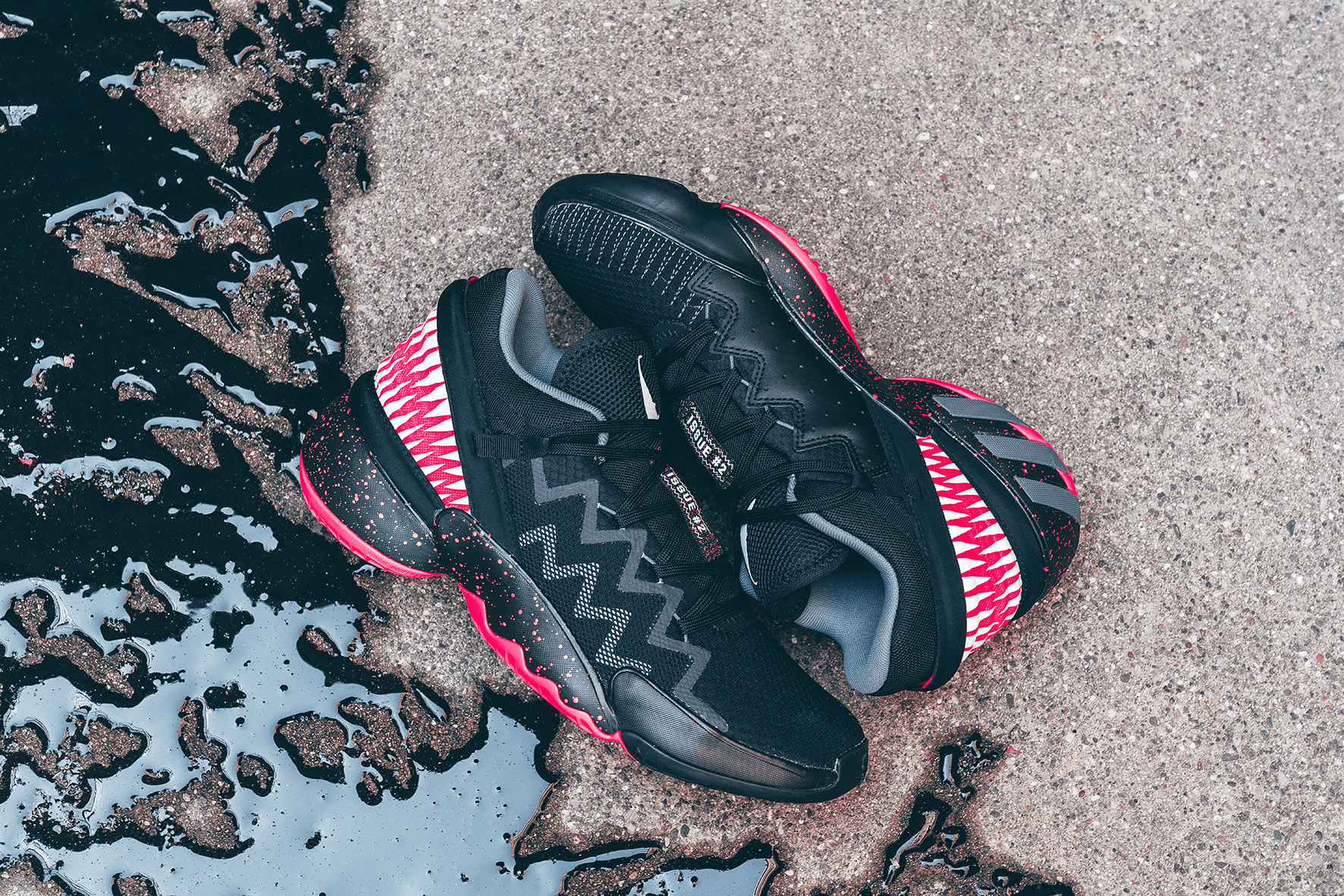 Giày Adidas Marvel x D.O.N. Issue #2 J 'Venom' FW8749 - Ảnh 5