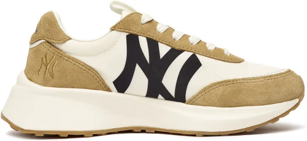 Giày MLB Chunky Jogger New York Yankees 'White Brown' 3ASXX111N-50BGS