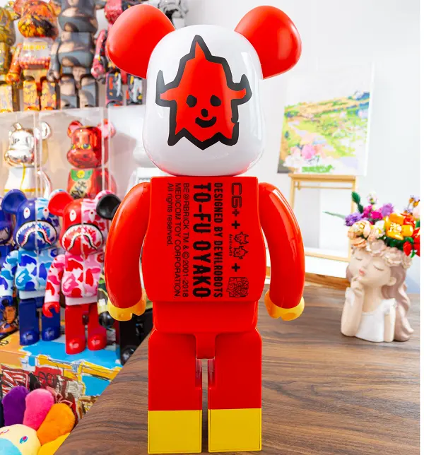 Alternative view of Mô Hình Bearbrick Tofu 400% & 1000%