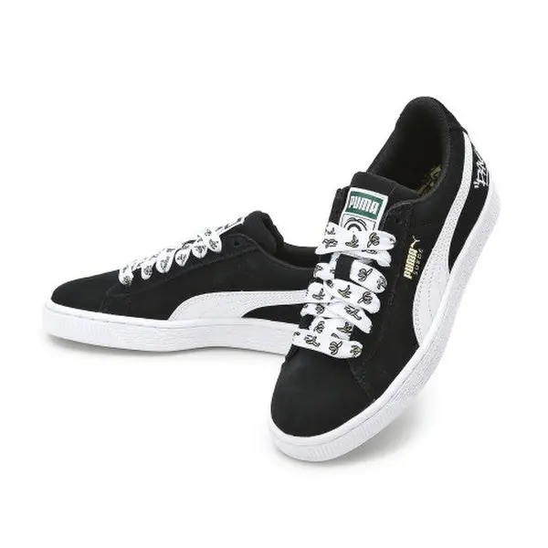 Alternative view of Giày Puma Minions Suede Jr 'Black White' 365527-03