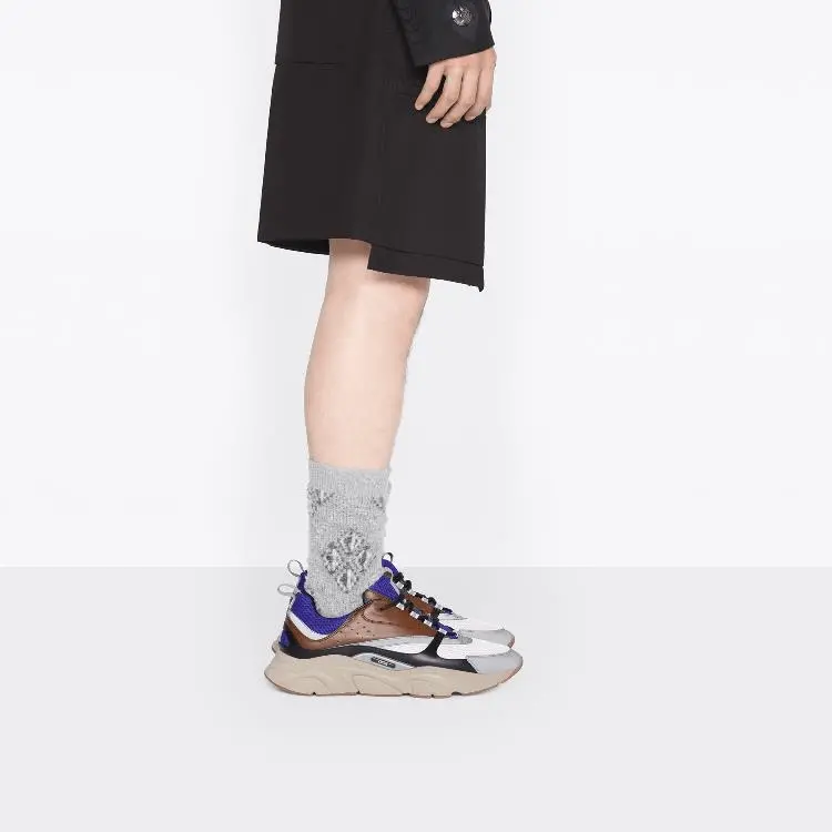 Giày Dior B22 Sneaker Violet Brown Beige 3SN231YXX-H769 - Ảnh 3