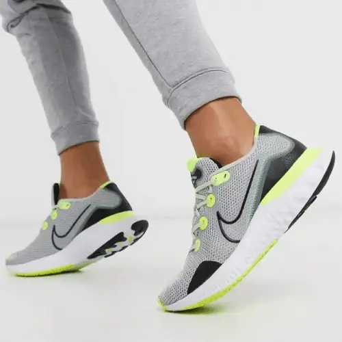Alternative view of Giày Nike Renew Run 'Grey Fog Volt' CK6357-006