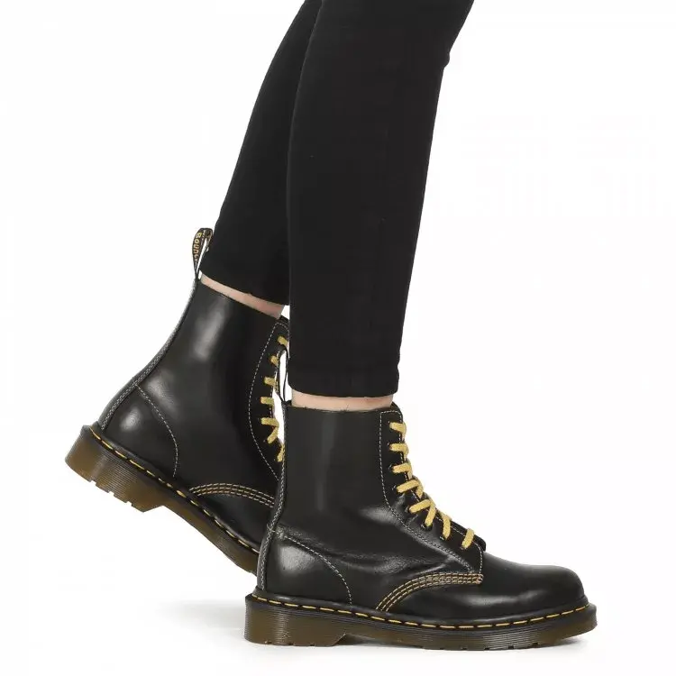 Alternative view of Giày Dr.Martens 1460 PASCAL 'Dark Grey Atlas' 26243021