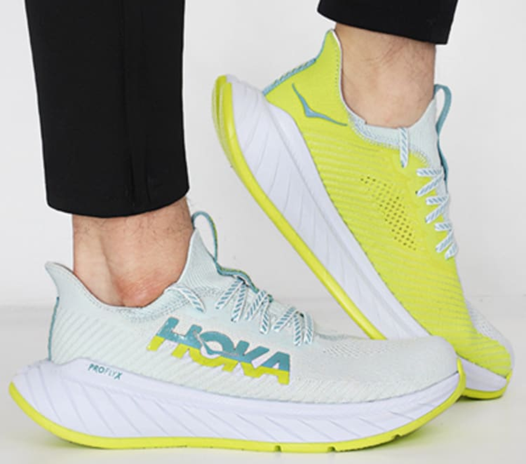 Giày Hoka Carbon X 3 Running ‘Grey Yellow’ 1123192-BSEP - Ảnh 3