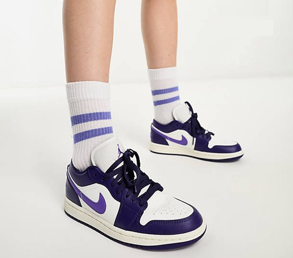 Giày Nike Air Jordan 1 Low 'Purple Sail' DC0774-502 - Ảnh 3