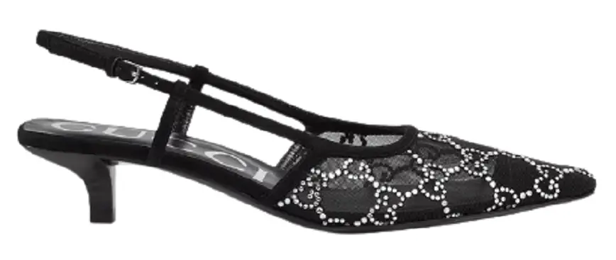 Giày Gucci Women's GG Slingback Pump 675829-F13A0-1000
