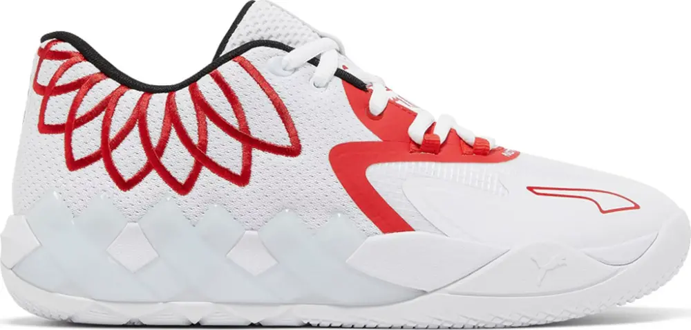 Giày Puma MB.01 Lo 'Team Colors - White High Risk Red'376941-10