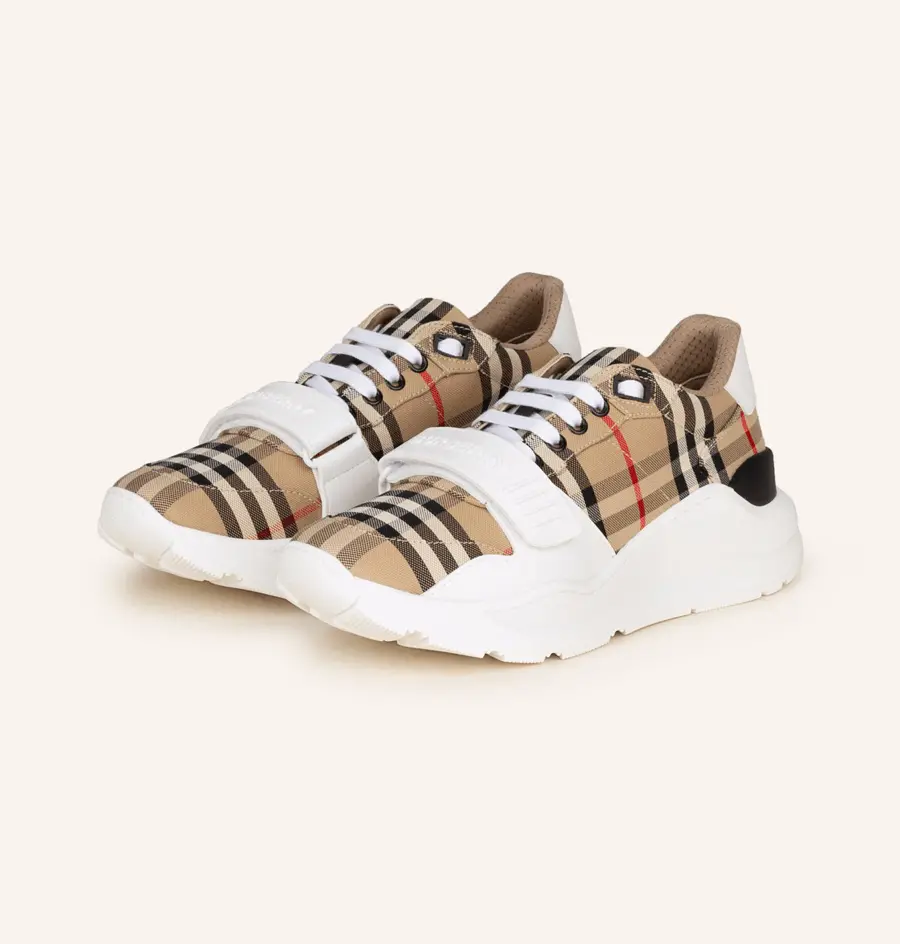 Alternative view of Giày Burberry Wmns Vintage Check Cotton 'Archive Beige'
