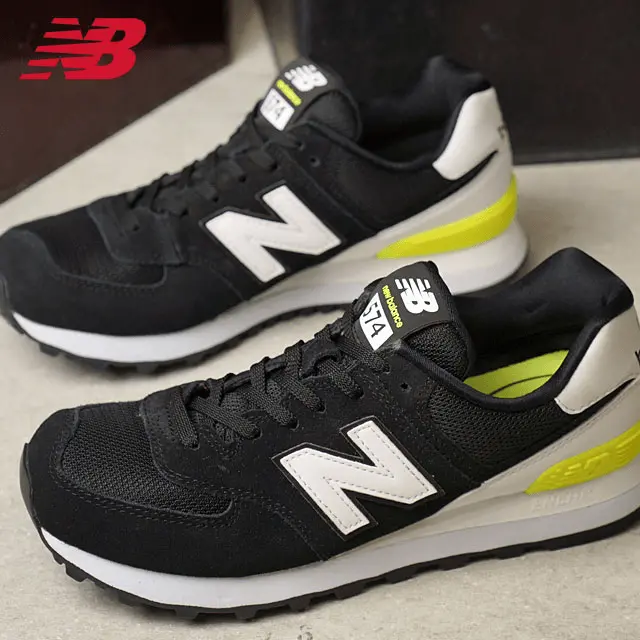 Alternative view of Giày New Balance Wmns 574 'Black' WL574CNA