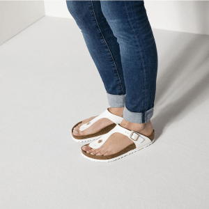 Alternative view of Dép Birkenstock Gizeh 'White Narrow' 1005300