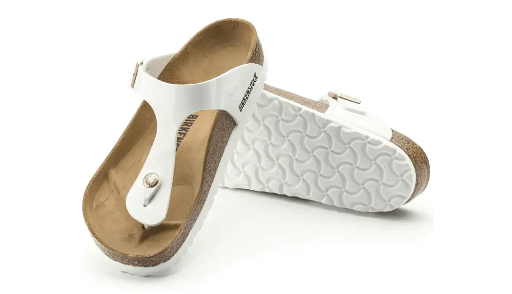 Dép Birkenstock Gizeh 'White Narrow' 1005300 - Ảnh 6