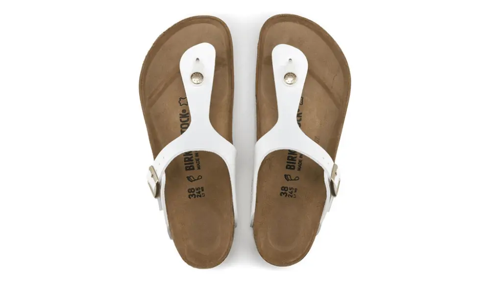 Dép Birkenstock Gizeh 'White Narrow' 1005300 - Ảnh 5