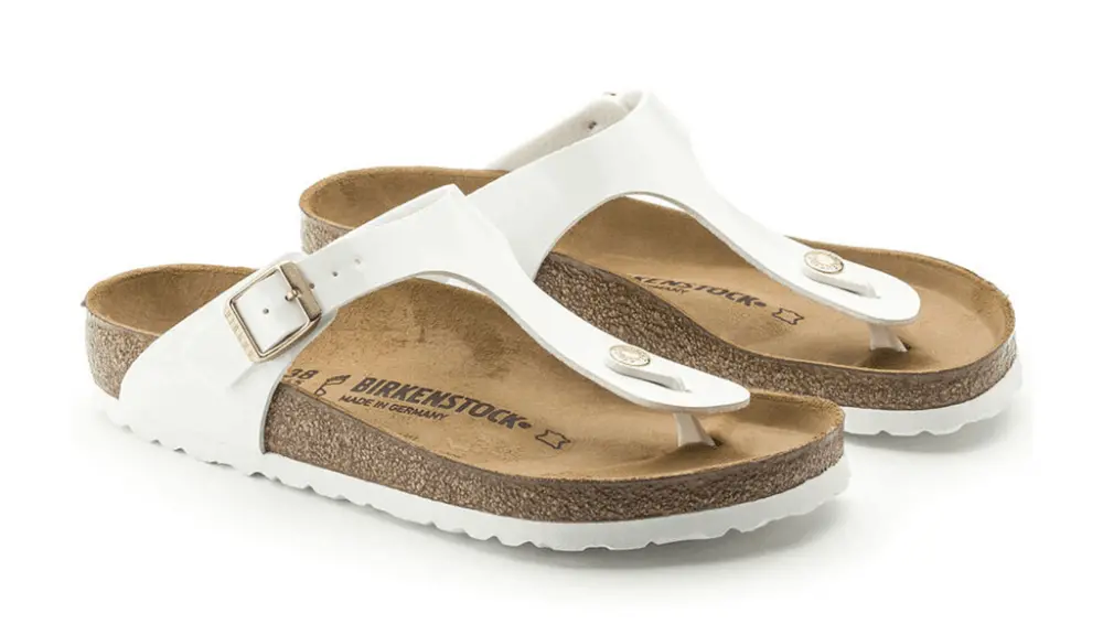 Dép Birkenstock Gizeh 'White Narrow' 1005300 - Ảnh 4