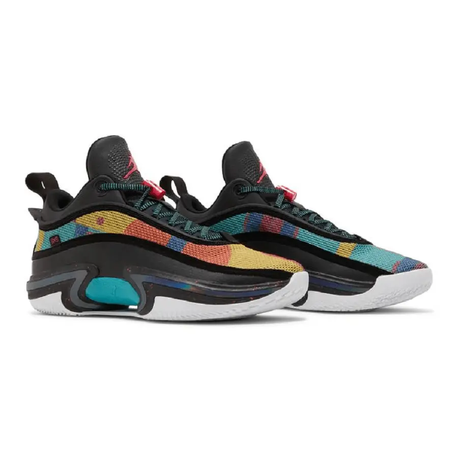Giày Nike Jordan 36 Low Black Multi-Color DH0833-063 - Ảnh 5