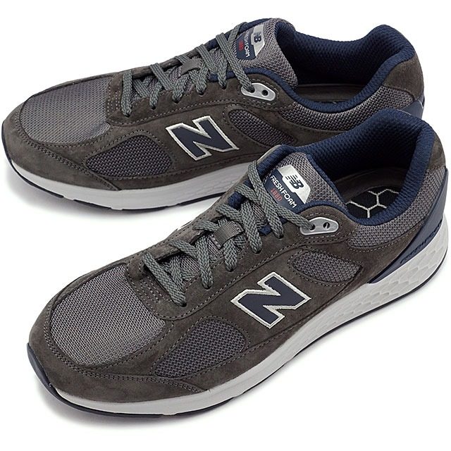 Giày New Balance Fresh Foam 1880 2E Wide 'Grey Eclipse' MW1880D1 - Ảnh 4