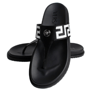 Alternative view of Dép Versace Medusa Flip Flop 'Black White' 1008317-1A05957-2B02B