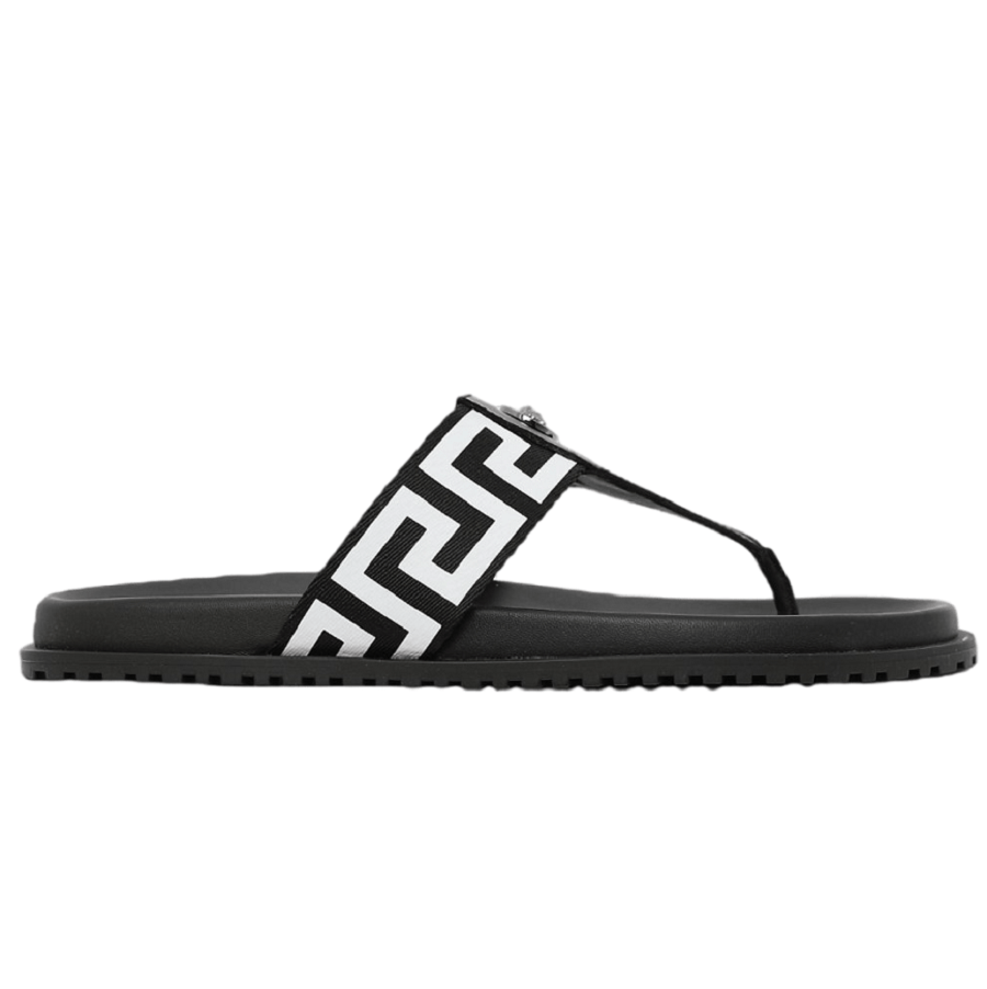Dép Versace Medusa Flip Flop 'Black White' 1008317-1A05957-2B02B