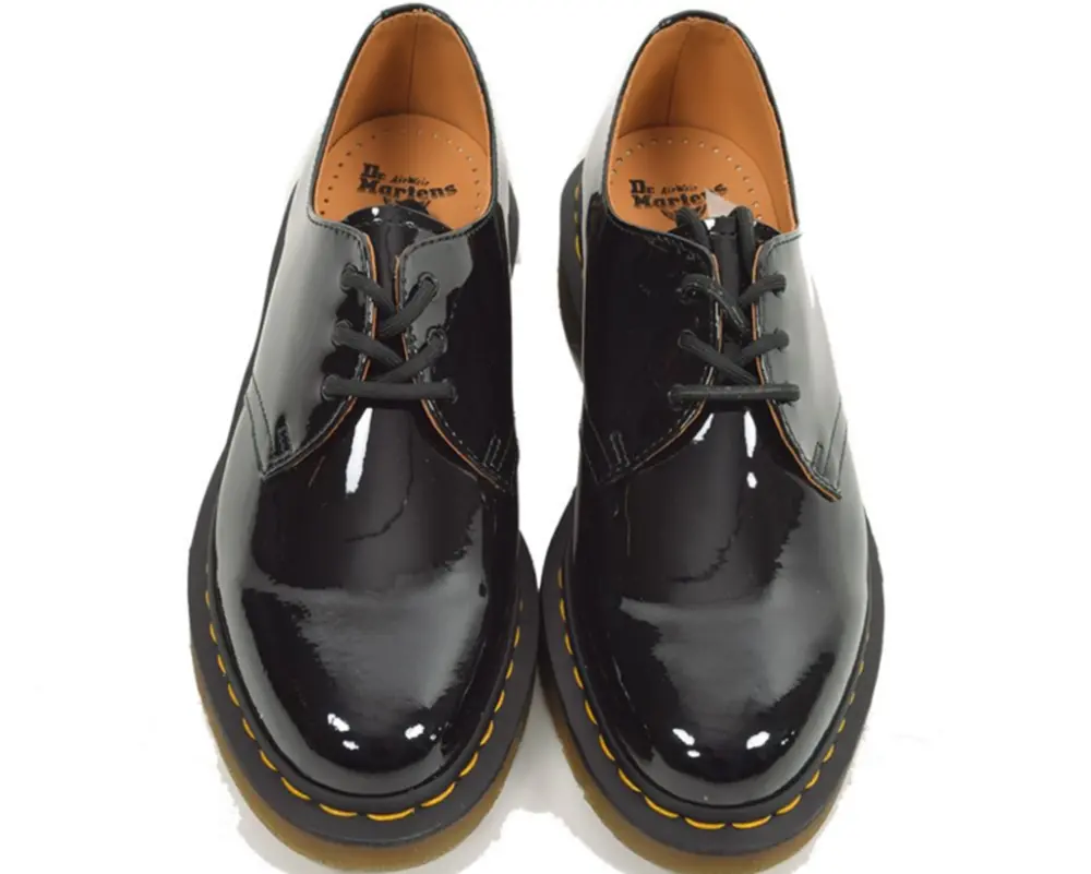 Giày Dr. Martens 1461 Black Patent Lamper 10084001 - Ảnh 6